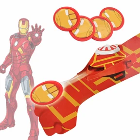 New Spiderman Glove Avengers Cosplay Glove Gun Batman Launchers Super heroes Toy Gun Heros Launchers Toy Children Toys DS19 - Цвет: Iron man