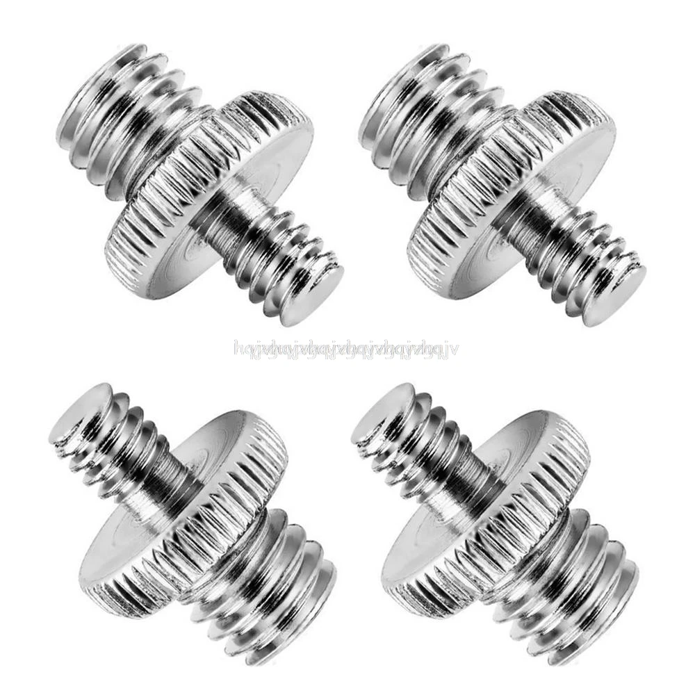 

10 pcs 1/4" to 3/8" Screw Adapter for Camera Bracket Tripod Monopod Quick Release Plate screws Je21 19 Dropship