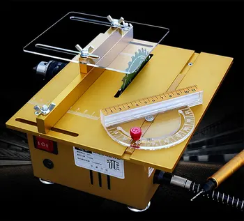 Buy Mini Mini Bench Saw DIY Woodworking Saw Precision Model Saw Multi-function Small Cutting Machine