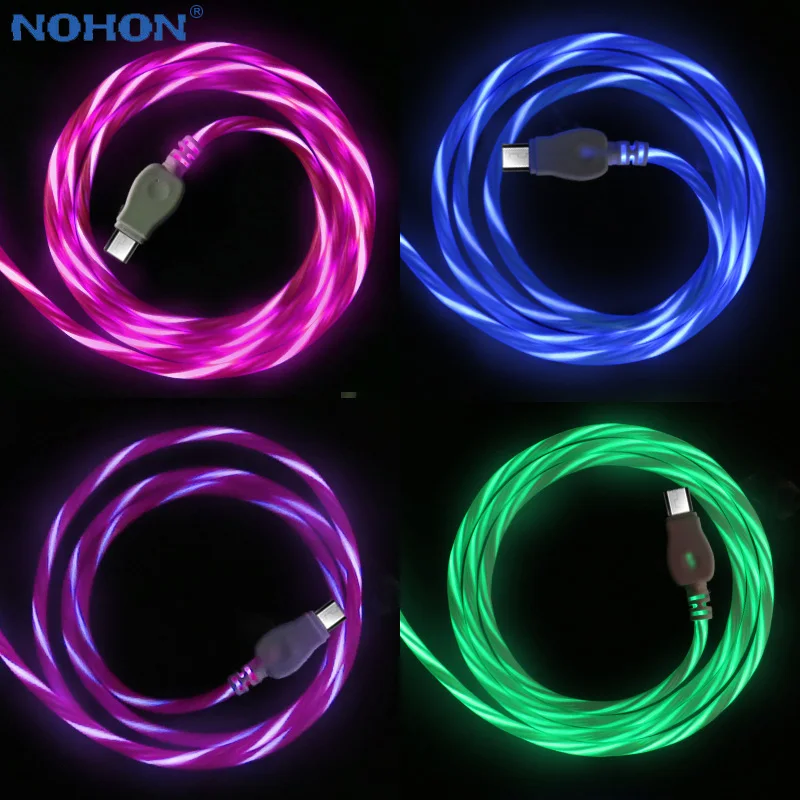 

LED Data USB Charger Cable For Galaxy S7 S6 S5 J5 A5 Huawei Redmi Note 3 4 5 Cell Phone Long 1M Fast Charging Microusb Wire Cord
