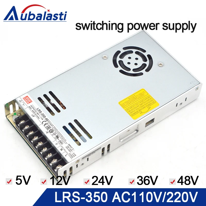 MeanWell Питание LRS 350 переключение DC 5V 12V 24V 36V 48V использовать для фрезерный станок с