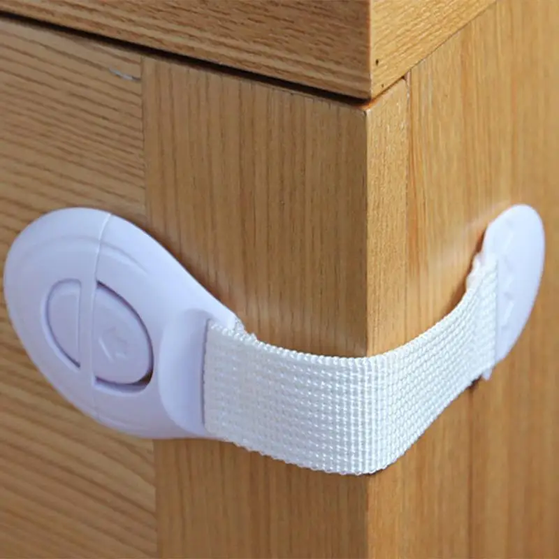 

2018 10pcs/set Baby Kids Multifunction Safety Locks Lengthen Drawer Door Cabinets Strap Safety Locks Plastic Children Care Locks