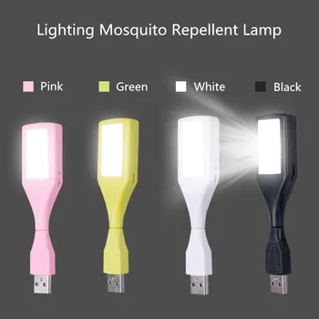 

Mini Portable USB Mosquito Repellent LED Mosquito Killer Lamp Light for Outdoor Camping Hiking