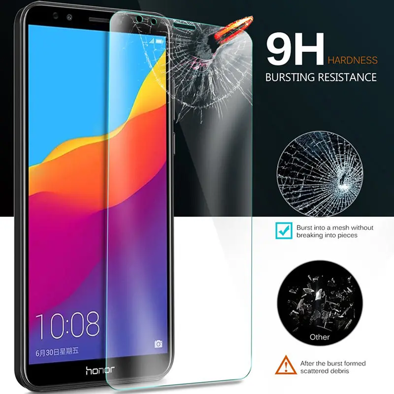 Закаленное стекло Y7 Pro 2018 для Huawei Honor 7C prime Nova 2 lite 5 99 дюйма на Y6 pro 7 защитная пленка |