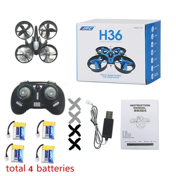 

Newest Mini Drone JJRC H36 6 Axis RC Micro Quadcopters With Headless Mode Drones One Key Return RC Helicopter Vs JJRC H8 Dron