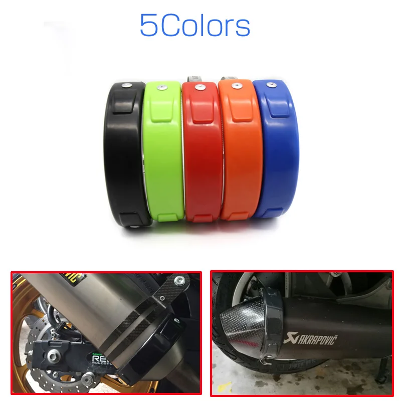 Vendita Calda Accessori Moto Silenziatore/Scarico Scarico Ovale Protezione Arancione Per Yamaha Xj6 Diversion