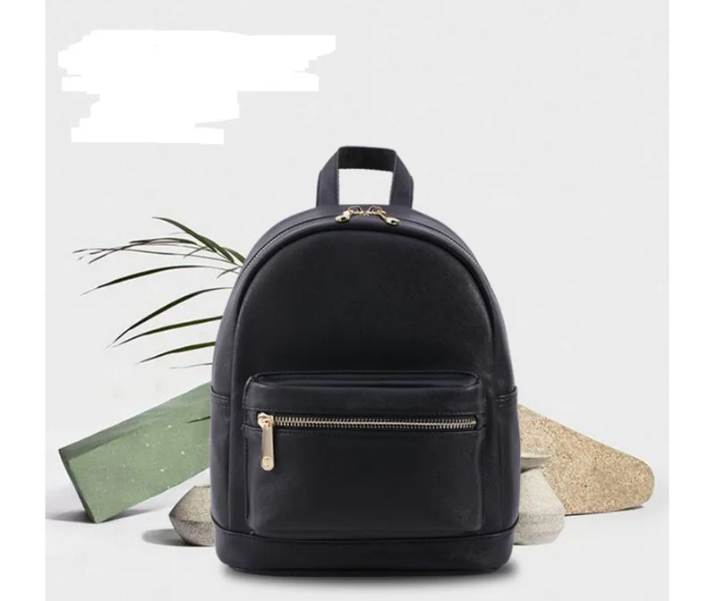 2017 New Women Backpack High Quality Fashion PU Leather School Bags For Teenager Girls Top handle
