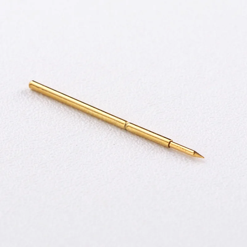 PA50-B Circuit Board Test Probe Nickel Plated Needle Length 16.35mm Metal Spring Thimble 100 Pcs / Package Spring Test Probe