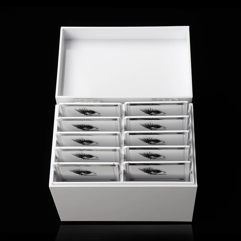 

10 Layers Lashes Eyelashes Glue Pallet Display Stand Organizer Box Eyelash Extension Eyelash Storage Box