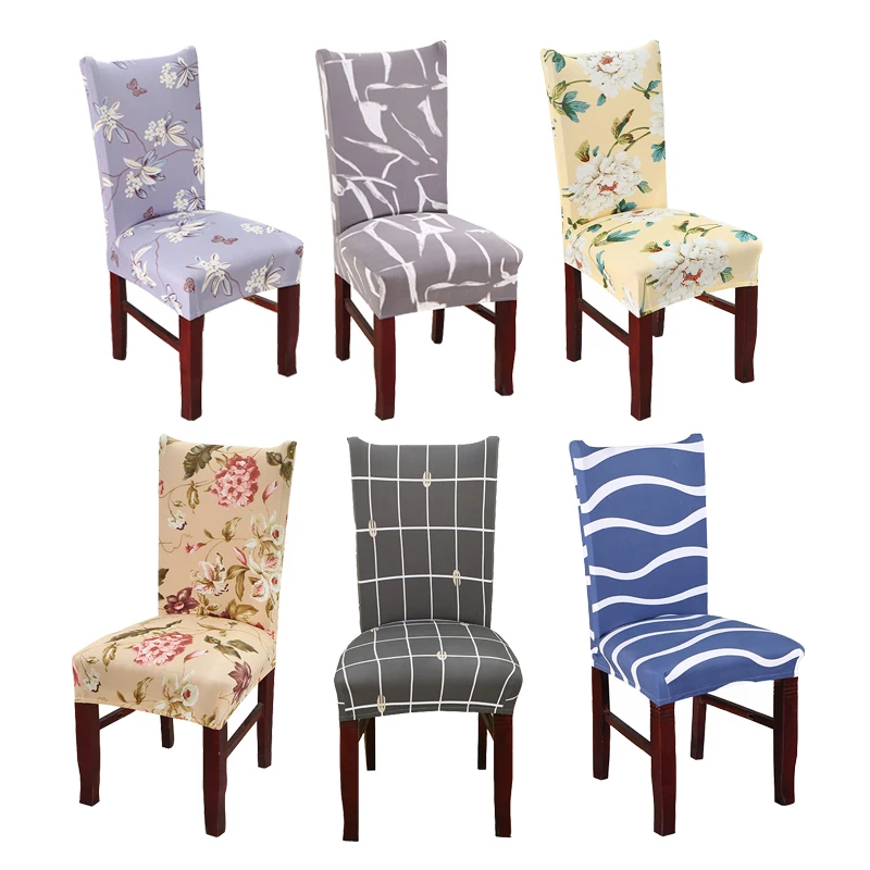 Monily Universal Kitchen Dining Room Chair Cover Spandex Stretch Polyester Chair Seat Cover Floral Geometric Seat Protector Case Monily Universal Kitchen Dining Room Chair Cover Spandex Stretch Polyester Chair Seat Cover Floral Geometric Seat Protector Case