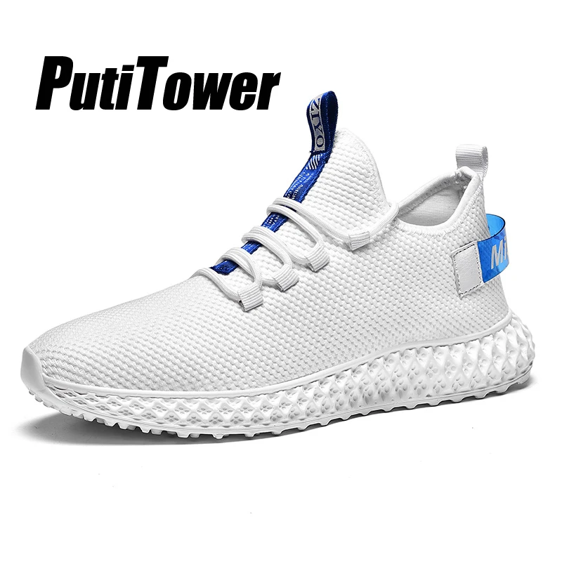 

Air Mesh Shoes Men Breathable White Sneakers Luxury Brand Mens Trainers Summer Plaform Shoes chaussure homme sapato masculino