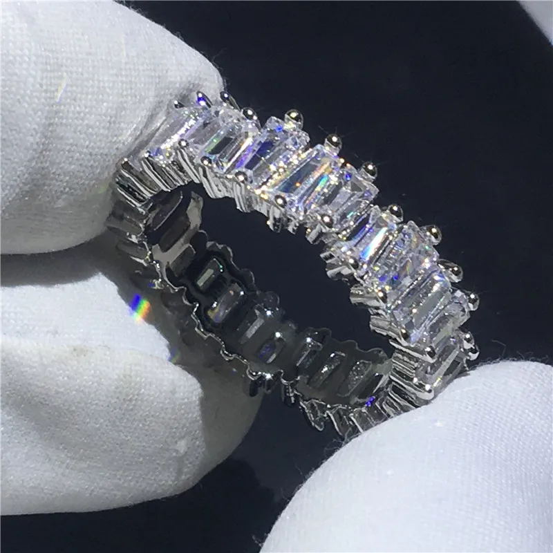 Топ Теннисный палец кольцо T-shape AAAAA Cz SONA камень 925 серебро обручальное кольцо для женщин ювелирный подарок