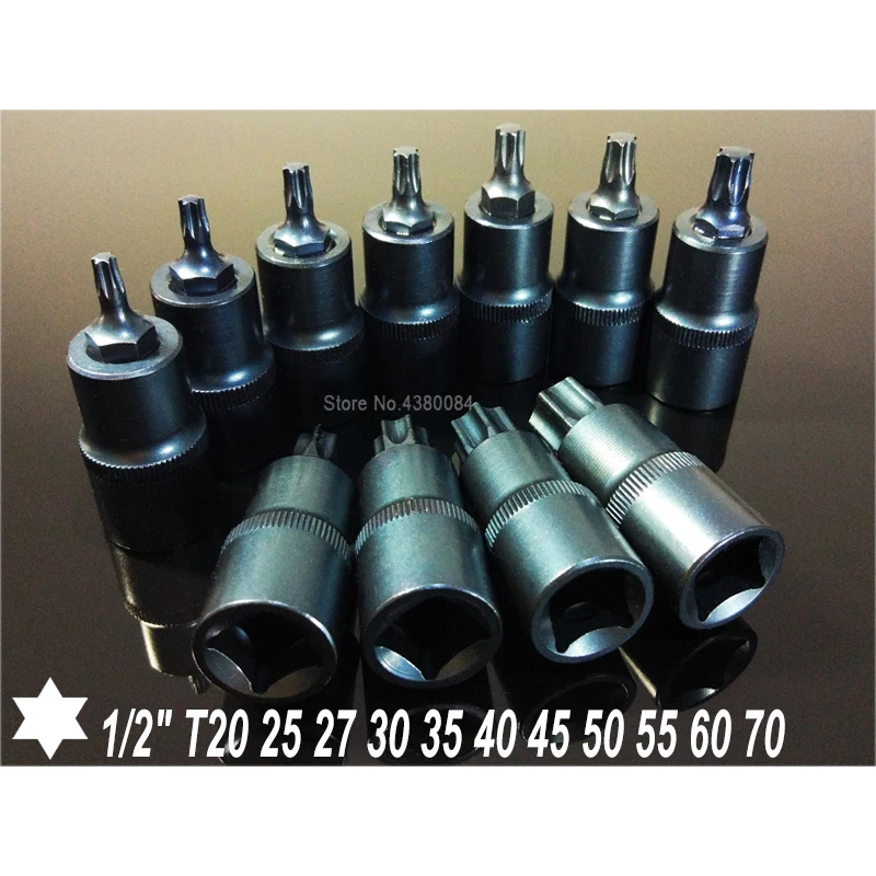 11 размеров звездообразные насадки для отвертки 1/2 дюйма переходник розетки