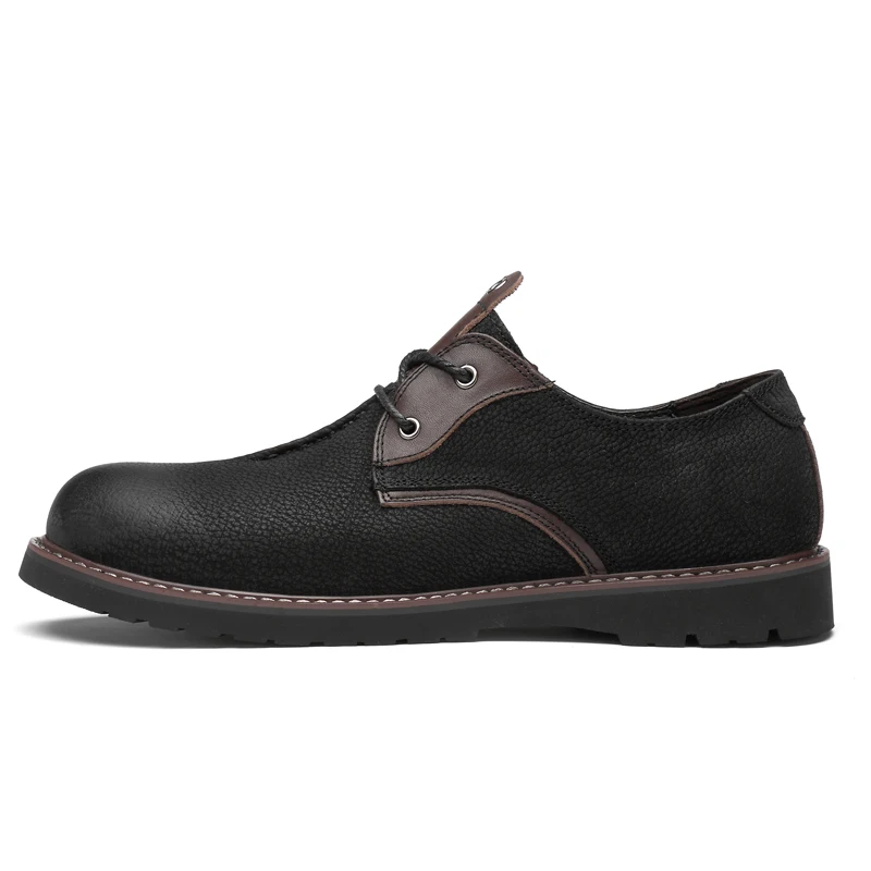 Oxfords Do 2019 De brown Homem Caminhada Black Casual Outono Masculino Calçados Primavera Genuíno Sapatos Couro Mens Sapato Clax Designer 6wxBpYx