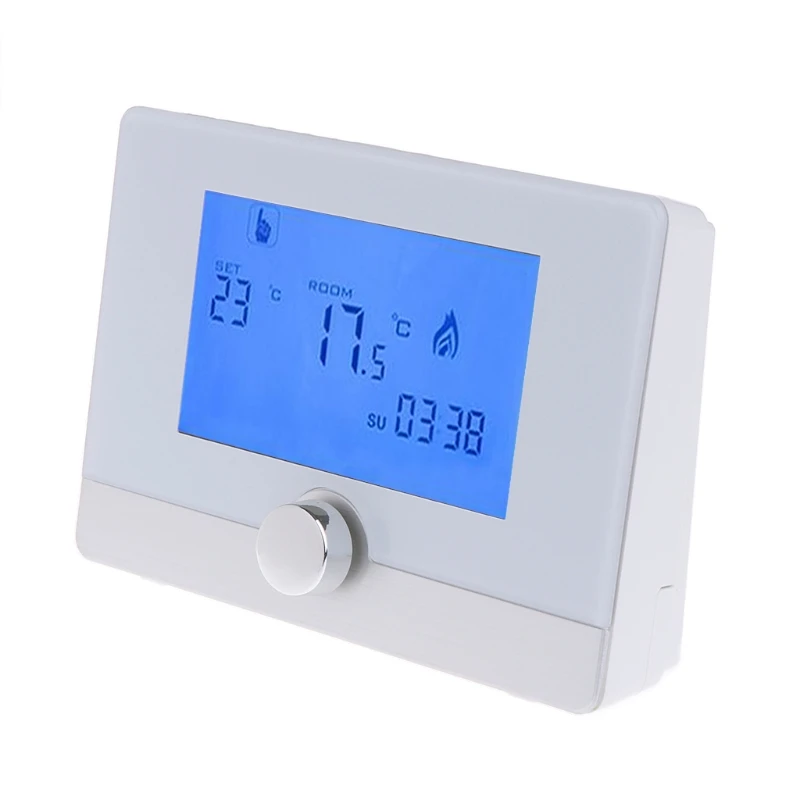 

Programmable Digital Room Thermostat for Wall-hung Gas Boiler Heating System 5A
