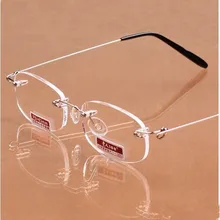 Топ Класс Сверхлегкий неокаймленные очки для чтения унисекс высокой четкости очки без оправы самых продаваемых CI1044