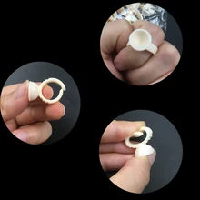 Новое поступление мягкие Пластик чернила татуировки кольцо для бровей Перманентный макияж все размеры чернила татуировки держатели татуировки аксессуар