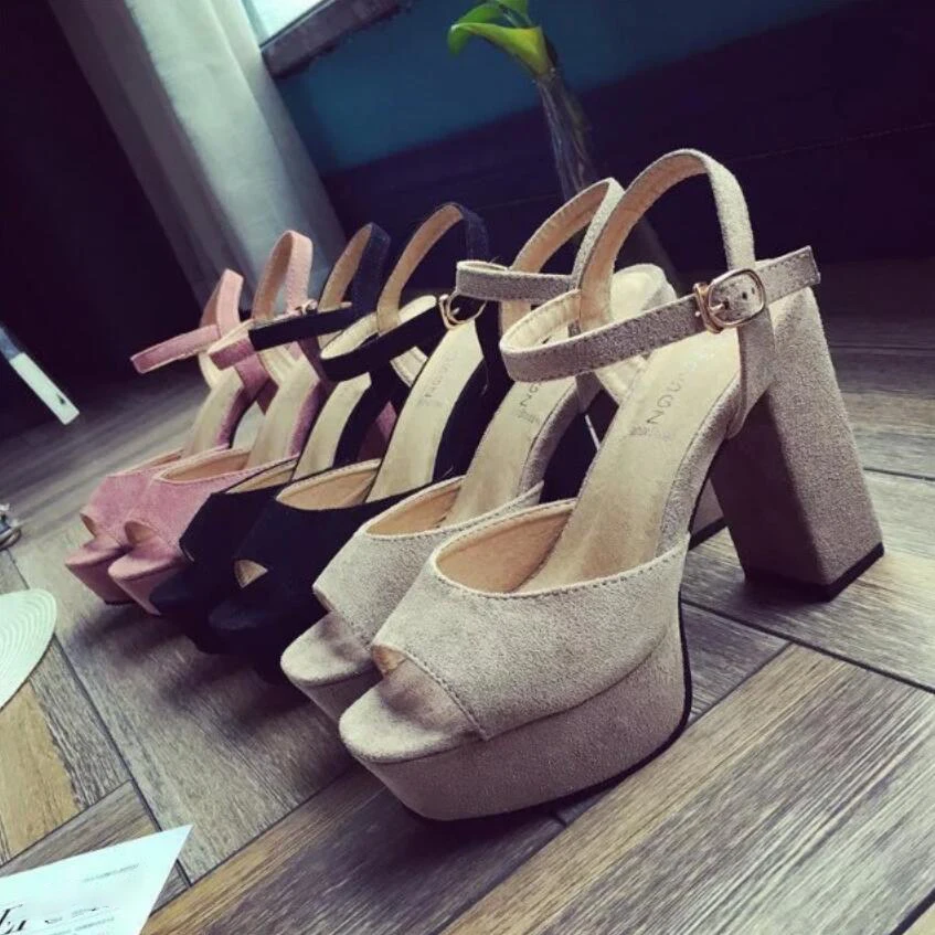 Kaufen Billig Koovan Frauen Sandalen 2018 Neue Starke Untere brunetteletterslog: Kaufen Günstig Fanyuan Schwarz Weiß High