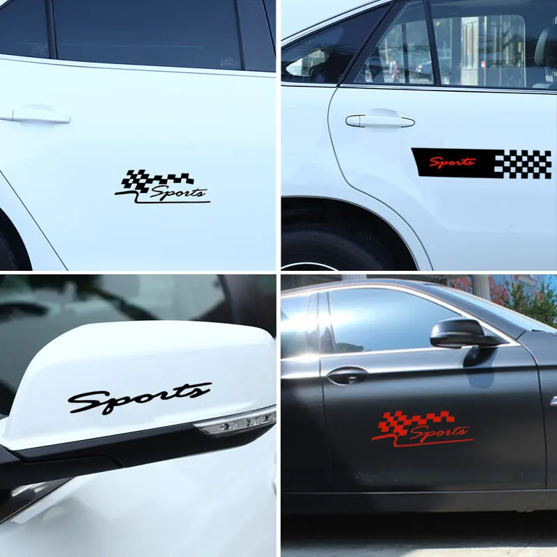 

Car Stickers Racing Sports Logo Emblem Badge Decal Auto Motorcycle Reflective for BMW Audi Jeep Honda Toyota Nissan Ford Focus