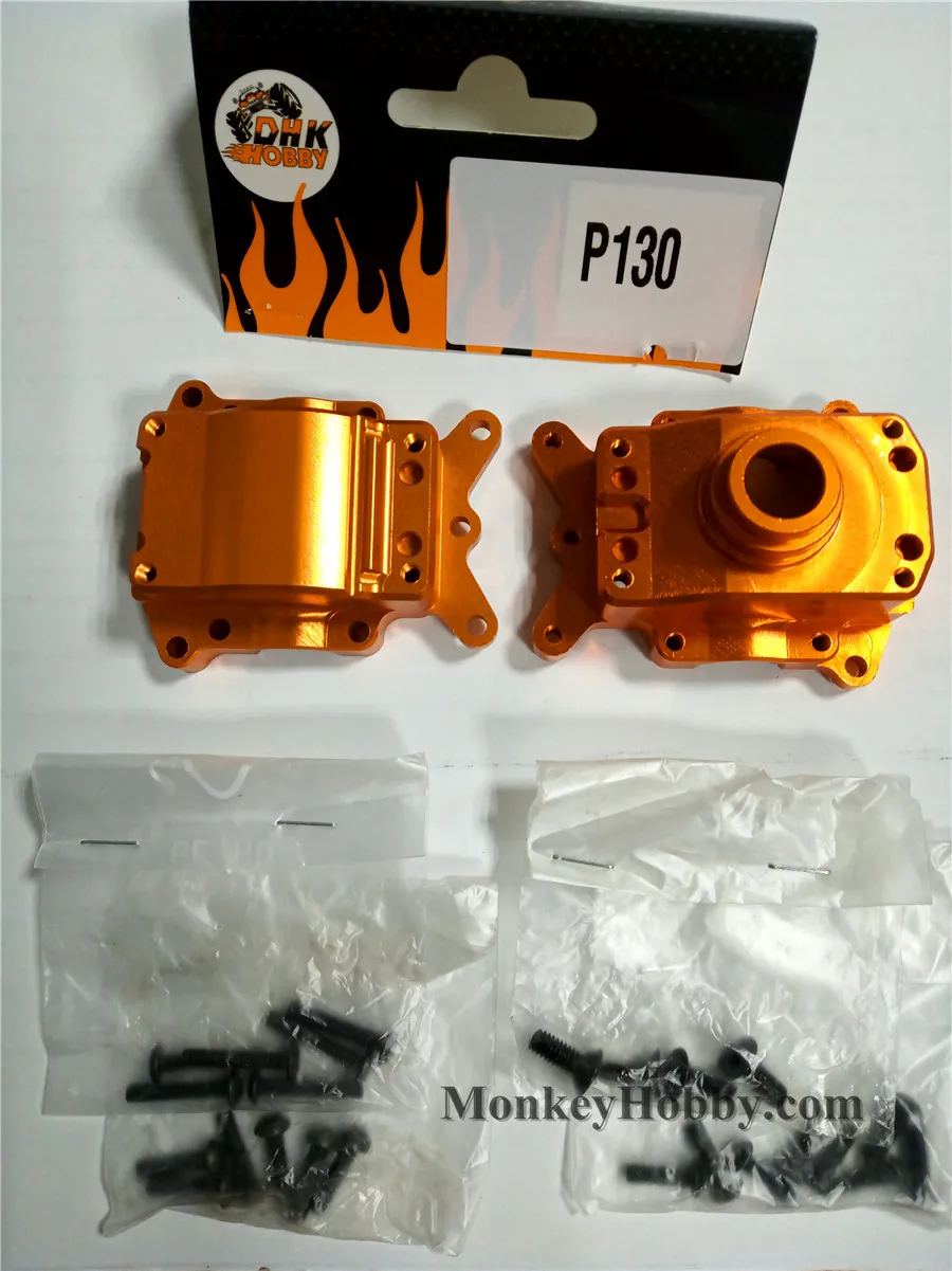 

DHK RC CAR PARTS Front/Rear Diff Gear Box (Machined-made) P130 for Optimus, Optimus XL, Maximus, Zombie 8e, 9381