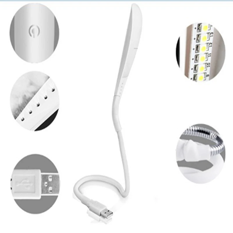 Led Night Light USB Reading Light Flexible Bright Night Lamp Portable Lighting For Tablet PC Power Bank Notebook Laptop Lamps (10)