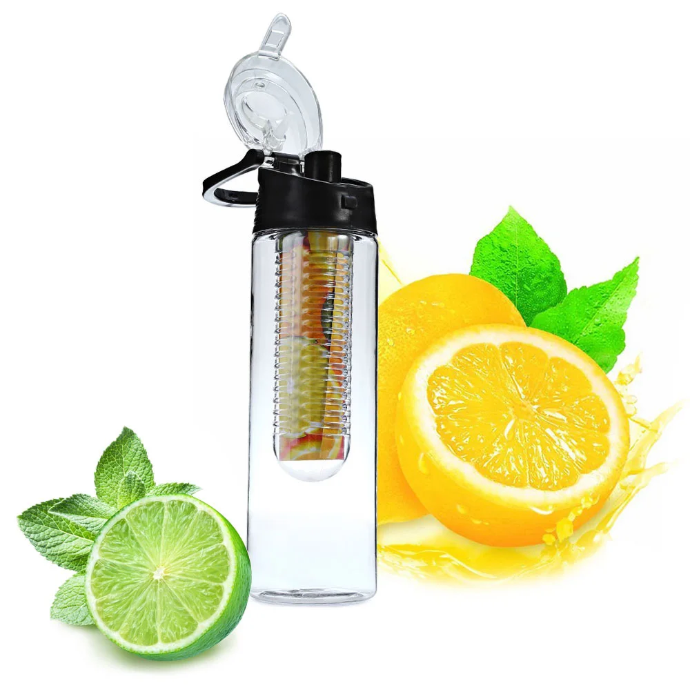 700 мл фруктовая бутылка-инфузор для спорта здоровье лимон Botel с откидной крышкой Кемпинг путешествия на открытом воздухе Применение воды Bottel
