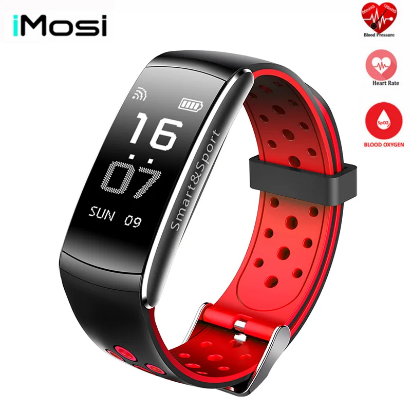 Imosi Z11 Smart band IP68 waterproof Smart Wristband Heart Rate Blood Pressure Fitness Tracker Bracelet Smart Wrist Band