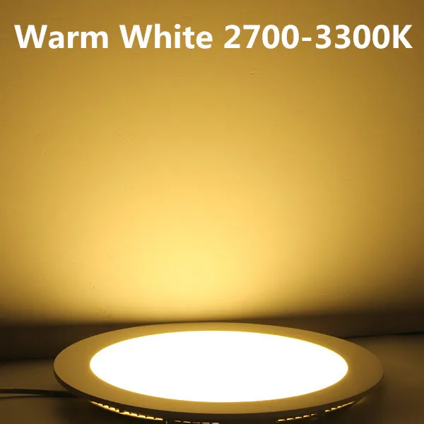 3 Вт-25 Вт круглый светодиодный потолочный светильник, встраиваемый светильник для кухни, ванной комнаты, AC85-265V светодиодный светильник, теплый белый/холодный белый