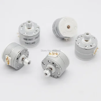 

NEW 5pcs NMB 3V -5V DC 2 phase 4 wire Micro stepper motor step angle 18 degrees with Metal gear free shipping