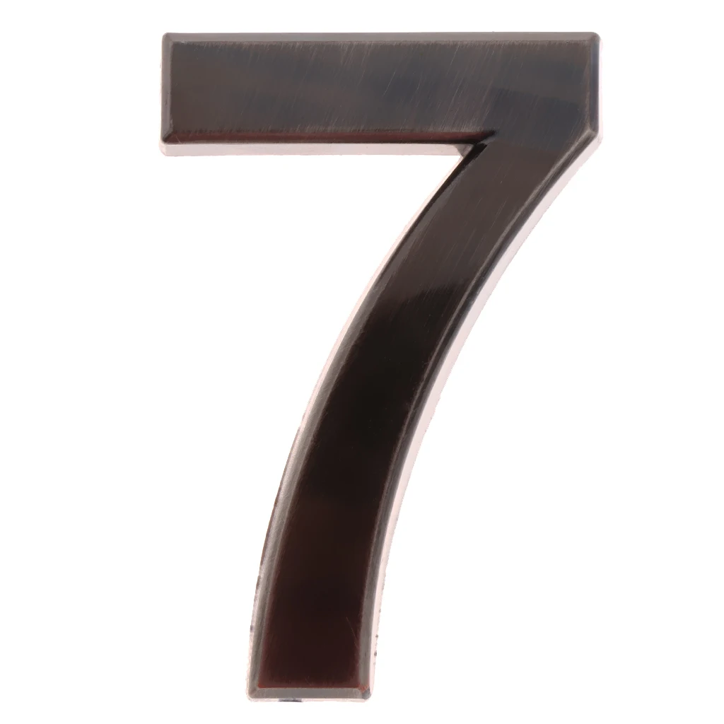 Self-adhesive House Address Digits Numbers Sign Stickers for Mailbox Apartment Hotel Door Address Number Sign