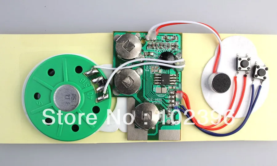 aliexpress buy pcs/lot top quality seconds recording, Greeting card