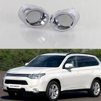 

CSCSNL 1 set LED DRL Daytime driving Running Lights Daylight 12v ABS fog lamp cover For Mitsubishi Outlander 2013 2014 2015