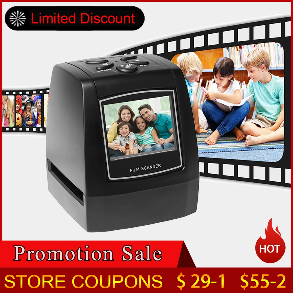 35mm 135mm Negative Film Scanner Slide Film Converter Photo Digital