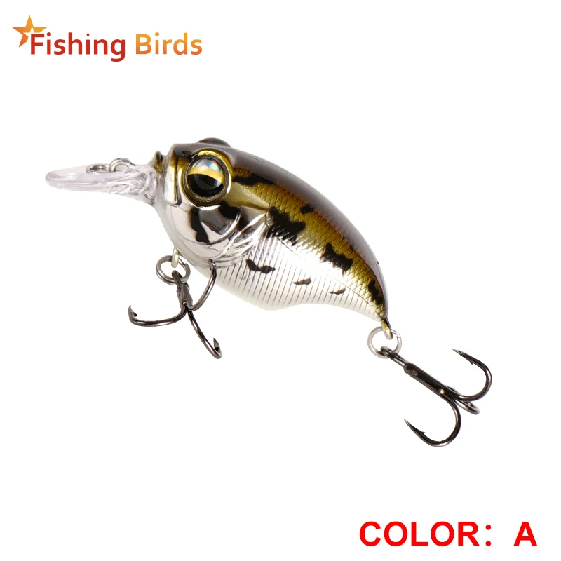 

Fishing Birds Lure Premium Series 302M Hard Fishing Lure Artist Minnow Freshwater Fishing Trout Lure Hard Bait 9g 55mm Sharp Hoo
