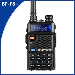 BaoFeng F8 + обновления Walkie Talkie 10 км двухстороннее радио pofung Dual Band Портативный CB открытый длинные диапазон УКВ трансивер ветчиной