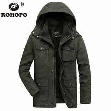 ROHOPO 5XL 6XL 7XL 8XL утолщенная хлопковая куртка Militar, Мужская тактическая куртка большого размера, теплая куртка с хлопковой подкладкой в стиле милитари