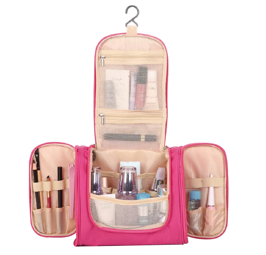 

Women Travel Organizer Hanging Wash Toiletry Cosmetics MakeUp Shaving Kit Large Capacity Multifunction Sundries Storage Bag