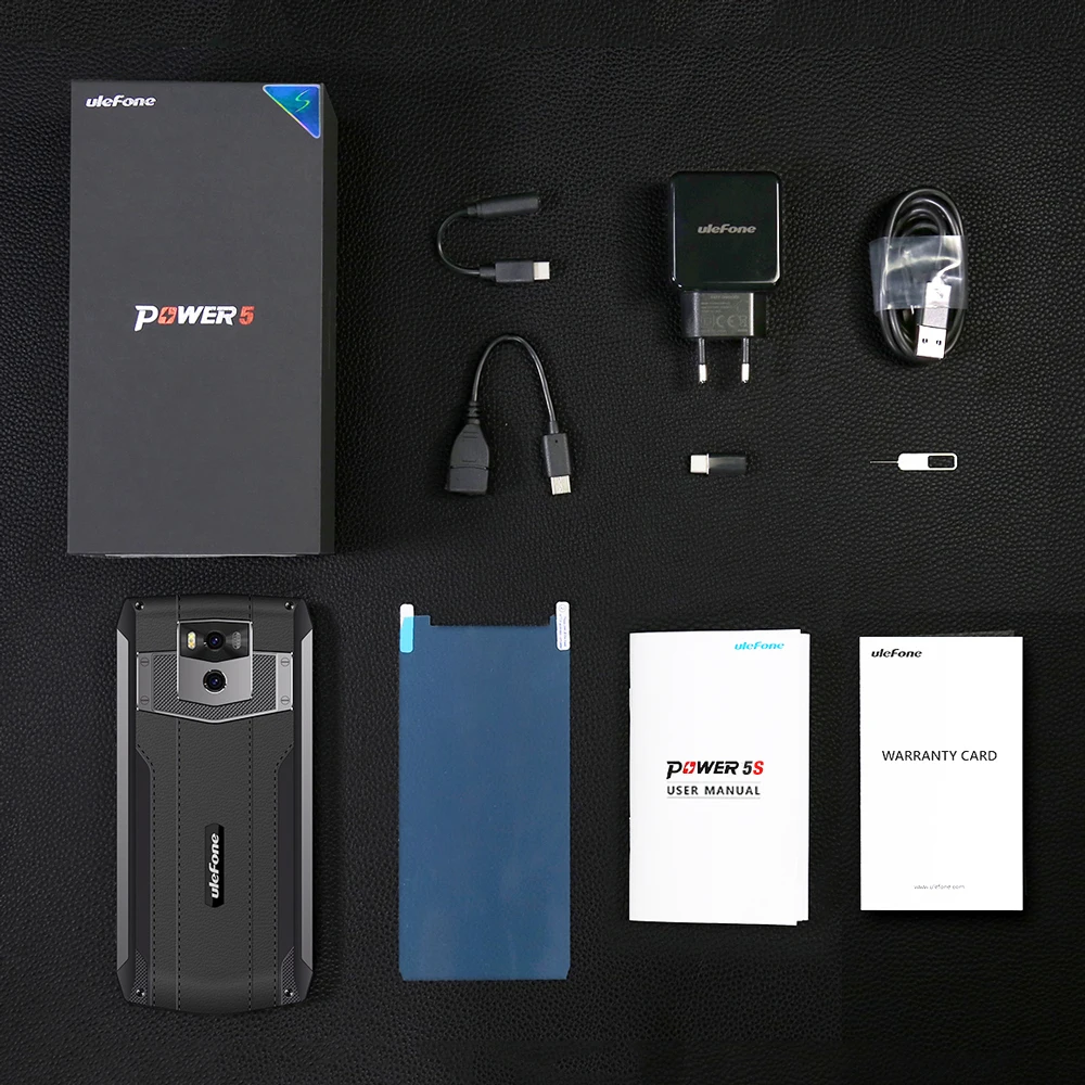 Ulefone power 5s 13000 мАч Мобильный телефон Android 8 1 6 0 &quotFHD MTK6763 Восьмиядерный 4 Гб + 64 21 МП