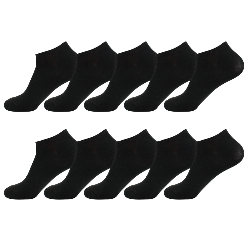 

10 Pairs Spring Summer Cotton Big Low Cut Men Socks White Ankle Weed Sokken Calcetines Hombre Divertidos