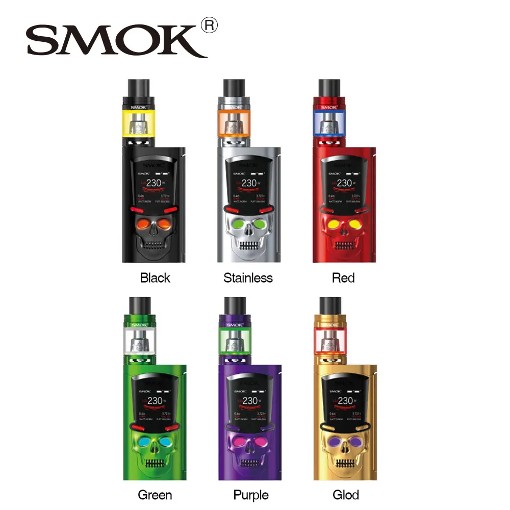 

In Stock SMOK S-Priv 230W TC Kit with 2ml/ 5ml TFV8 Big Baby Tank & Hat-shaped OLED Screen vs G-priv 2/ X-priv/ Drag 2/ Luxe kit