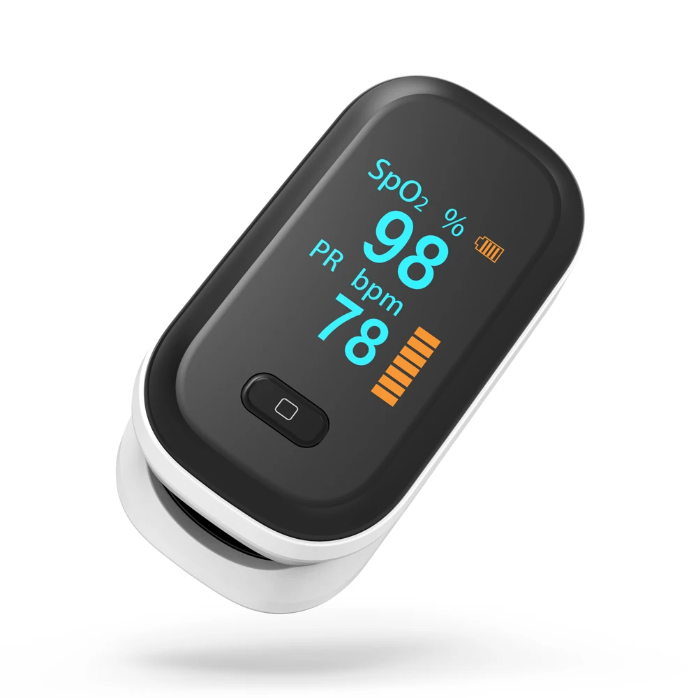 

Finger Pulse Oximeter Oximetro De Dedo Blood Oxygen Heart Rate Monitor Spo2 Sports Pulsioximetro Button