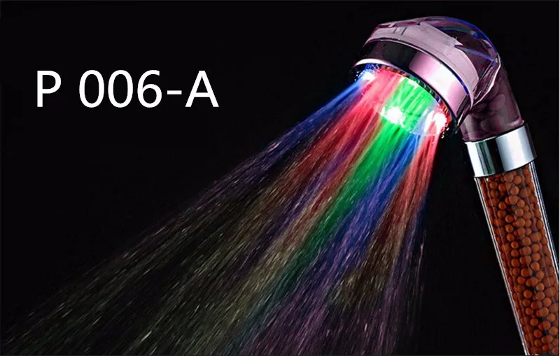 מזלף למקלחת בעוצמה חזקה עם אורות LED - קלי קלות לקנות מוצרים שווים למקלחת