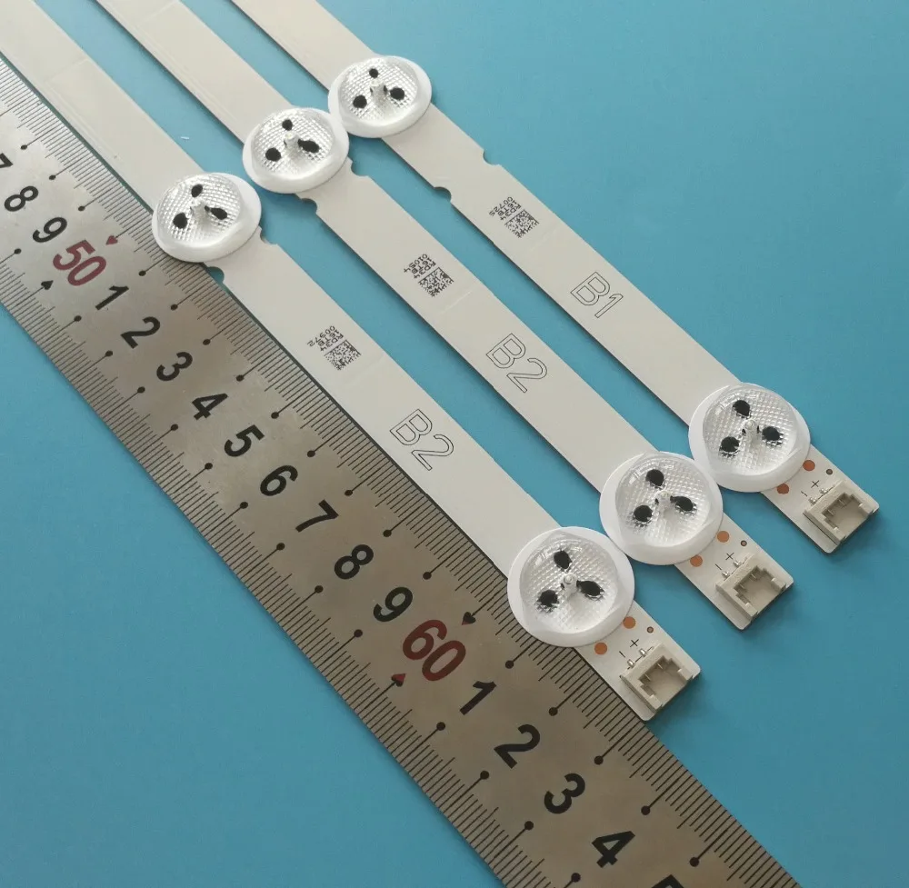 New 7 lamps B1 B2 LED Strip for LG 32'' ROW2.1 Rev TV 32ln541v 6916L-1204A 6916L-1426A 6916L-1437A 6916L-1438A 630mm | Электроника