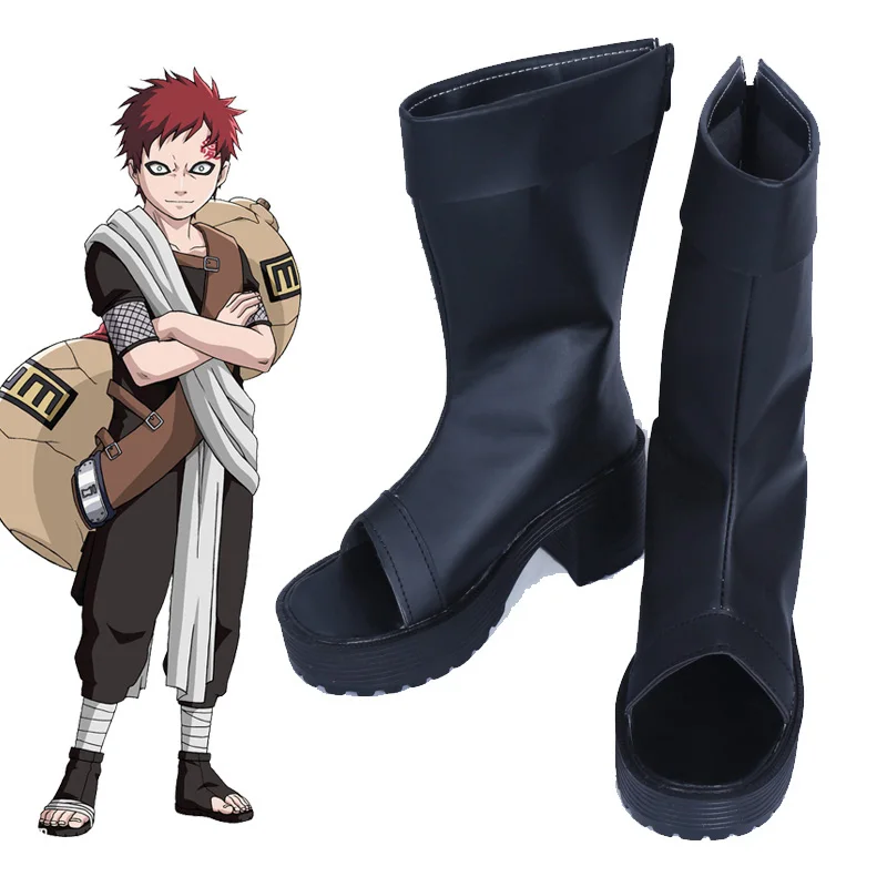 

Anime Naruto Cosplay Shoes Boots Naruto Uzumaki Gaara Sasuke Uchiha Cosplay Shoes Halloween Party Daily Leisure Ninja Cosplay