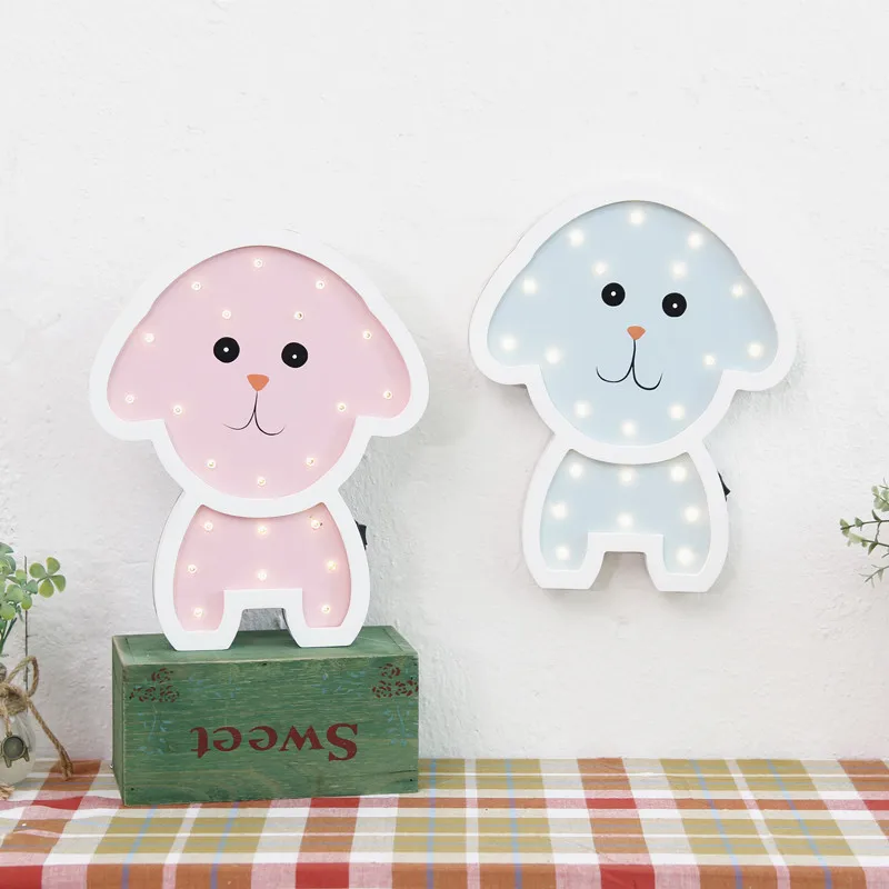 

NEW Lovely Dog 3D Night Light Room Decoration Wall Lamp Cute Kid Cartoon Decorative Nightlight Kid Child LED Gift IY304123-52
