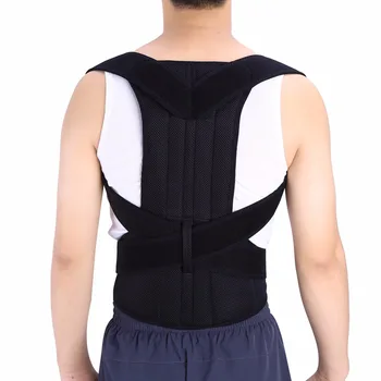 Body Shaper Back Posture Corrector Adjustable Adult Corset Back Shoulder Lumbar Brace Spine Clavicle Support Belt For Men Women