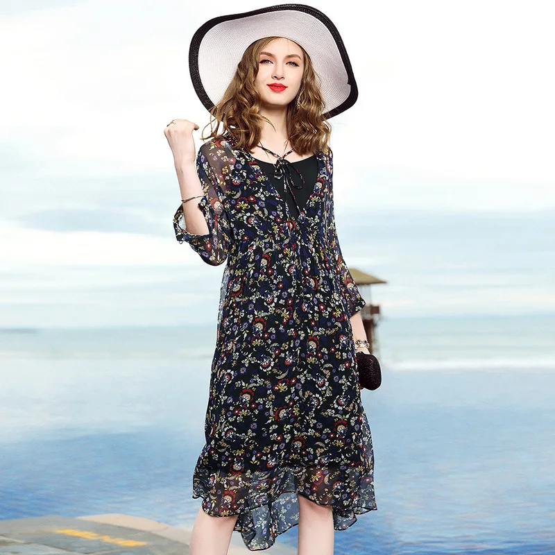 L11HT1187 European and American high end Women's Dress spring Clothes luxury two piece Dresses