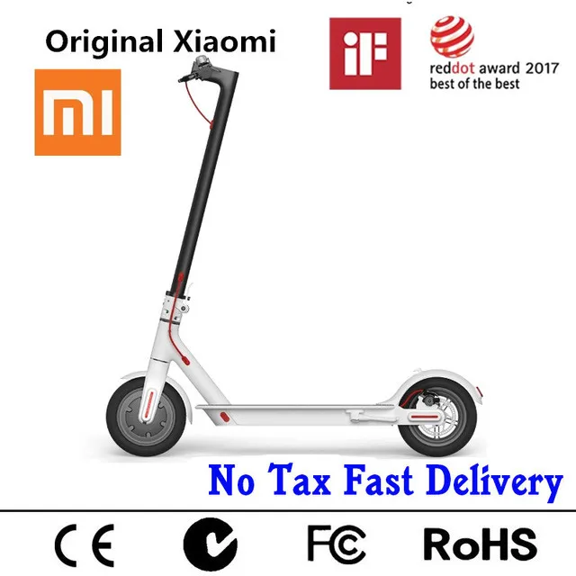 

US EU Stock Original Xiaomi Mijia M365 Smart Electric Scooter foldable mi lightweight long board hoverboard skateboard 30KM