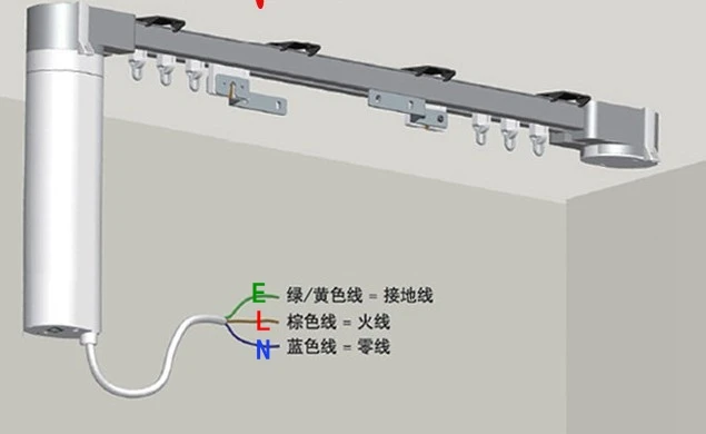 unidades de control remoto motor silencioso cortina electrica retractil motor 220 voltios
