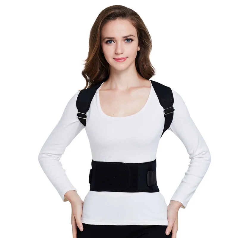 Adjustable Spine Posture Correctioin Magnetic Therapy Posture Support Brace Shoulder Back Corrector Belt for Adults Adjustable Spine Posture Correctioin Magnetic Therapy Posture Support Brace Shoulder Back Corrector Belt for Adults